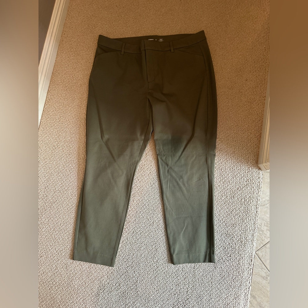 Women's Olive Green Dress Pants